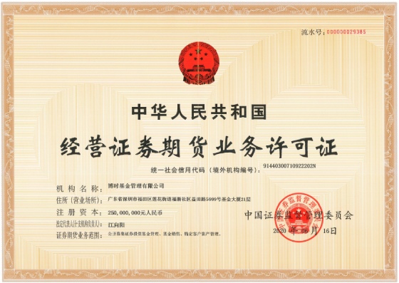 博时基金业务资质